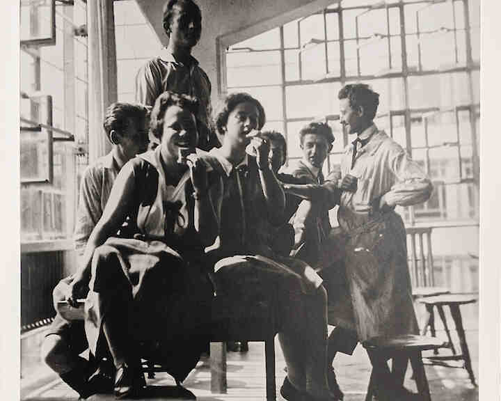 "Arbeitspause im Vorkurs", 1928 ©  Lotte Collein-Gerson