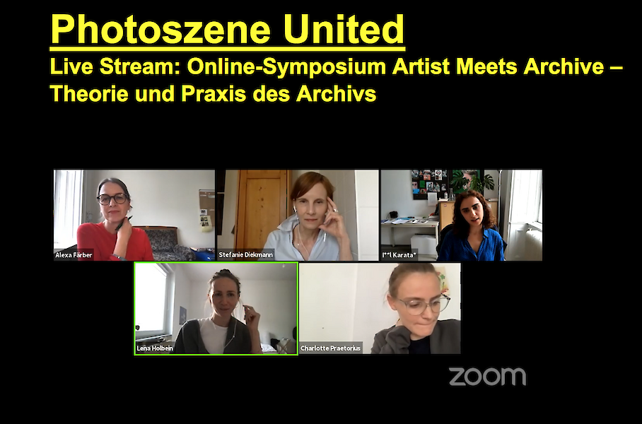 Live Stream: Online Symposium Artist Meets Archive - Theorie und Praxis des Archivs -  - 