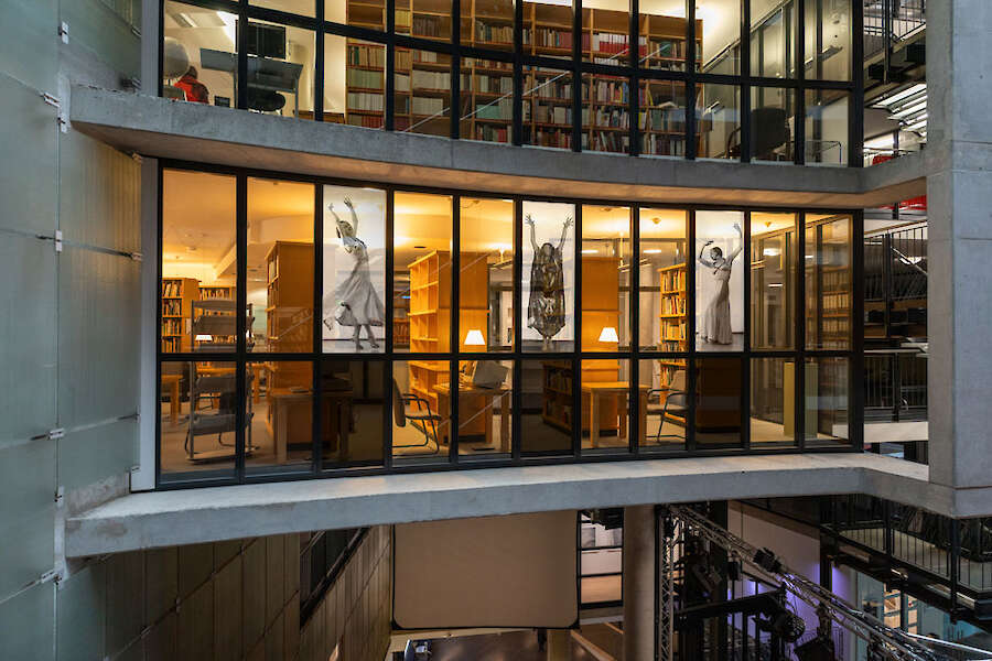 Außenansicht der Bibliothek des DTK