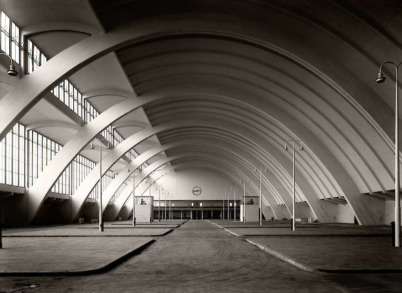 Karl Hugo Schmölz, Markthalle innen, Hochbauamt Köln, 1940
