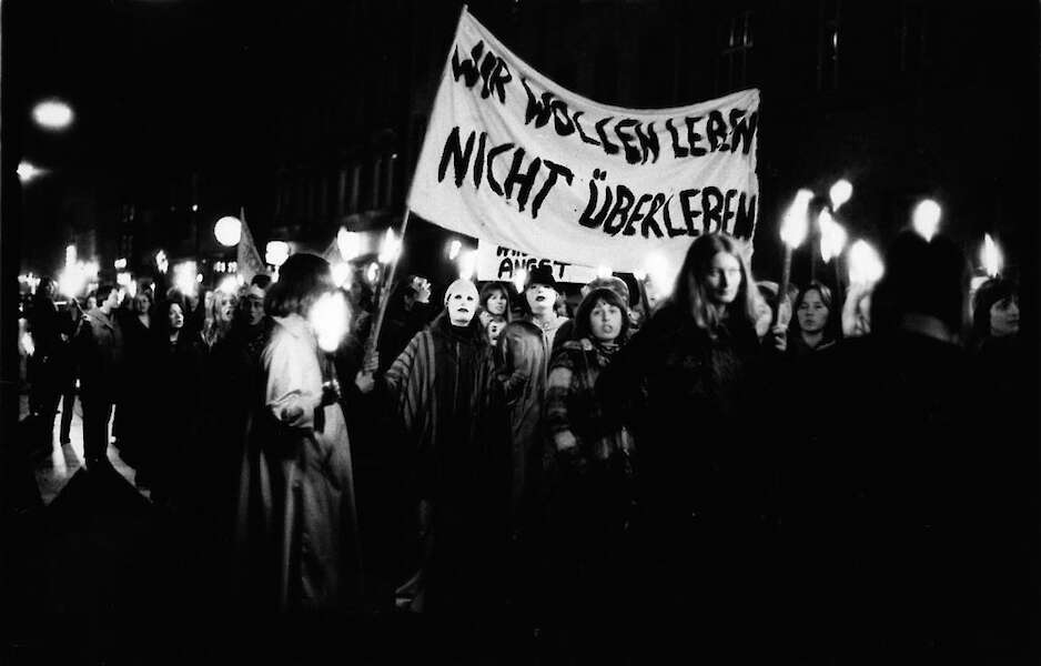 Angela Neuke, Walpurgisnacht München 1977 (Bestand FMT)