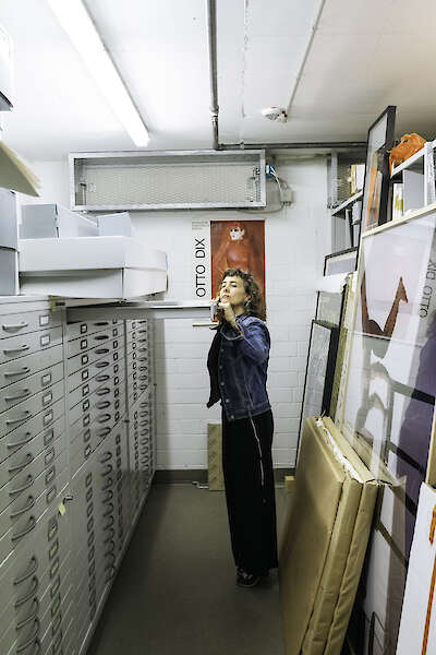 Juana Awad at the German Dance Archive in Cologne